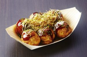 traditional Japanese food: takoyaki